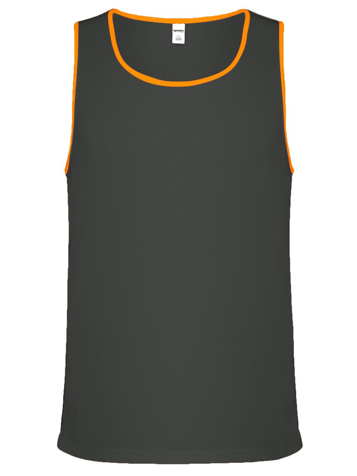 anthracite/orange fluo